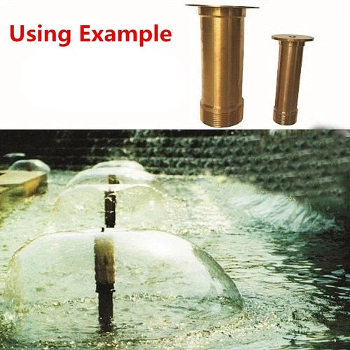 FOUNTAIN Nozzle Courtyard 1/2" 3/4 1"1.5" 2"Brass Mushroom Sprinkler(HEMISPHERE)