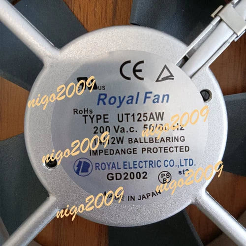 1PC   aluminum frame AC cooling fan  TYPE UT125AW 200V 120*120*25MM FAN