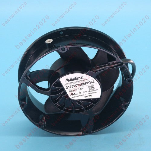 NIDEC D1751U24B8PP363 cooling fan DC24V 3.4A 172*150*51mm Fast Shipping