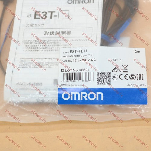 OMRON  Photoelectric Sensor E3T-FL11 E3T-FL11 2M spot stock