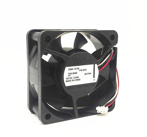 NIDEC D06K-12TM 11B (AX) 12V 0.05A 6025 3-pin double ball inverter cooling fan