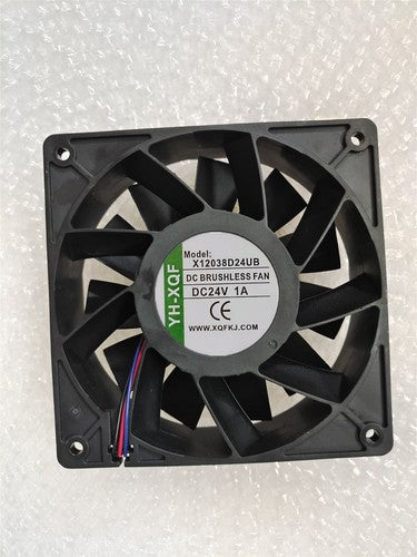 1 PCS YH-XQF Fan X12038D24UB DC 24V 12038 12CM 3-Pin Inverter Cooling fan
