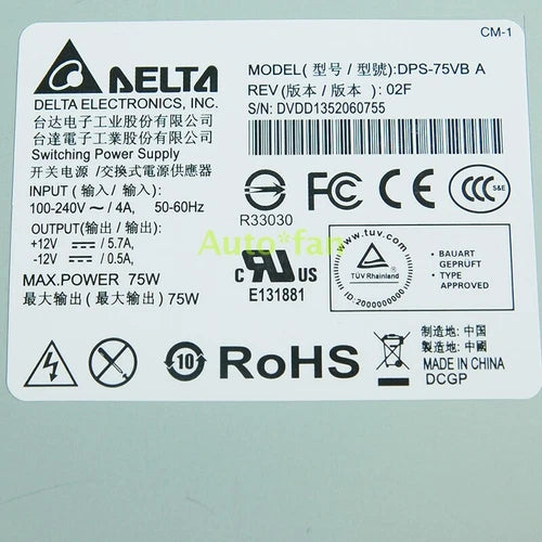 1PCS  For  Video Recorder   DPS-75VB A Switching Power Supply 75W