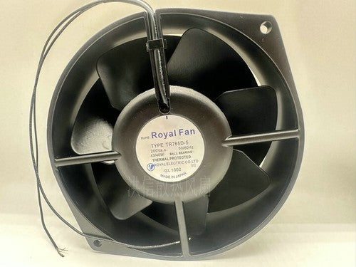 1 PCS ROYAL FAN Fan TR765D-5 AC200V 43/40W Metal cooling fan 15055 2 wire