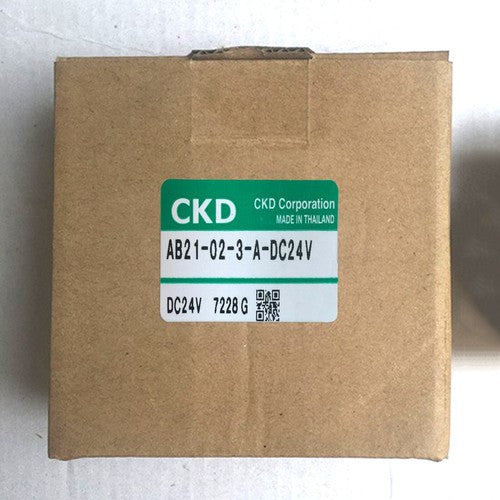 One For CKD  AB21-02-3-A-DC24V Solenoid Valve Free Shipping