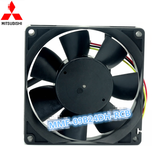Mitsubishi Fan MMF-09B24DH-RCB with Detection Function 24VDC 0.12A 9025 3-wire