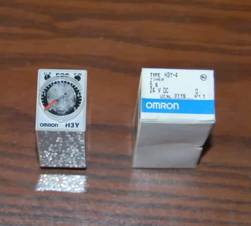 1PC   Timer Relay 12VDC 24VDC 110VAC 220VAC H3Y-4 H3Y4