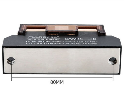 Industrial solid state relay SAM40250D 250A In=4-32VDC Load=24-480VAC
