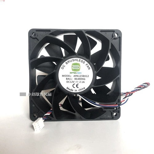 1 pcs APAEK Fan APA1238H12 DC12V 2.1A 12038 12CM 4 wire Violent cooling fan