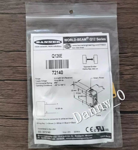 1PC  Photoelectric Sensor  Q126E