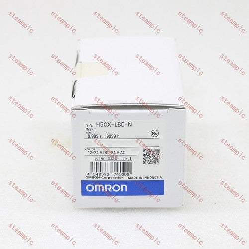 One OMRON  Timer H5CX-L8D-N H5CXL8DN 12-24VDC / 24VAC 1 Year Warranty
