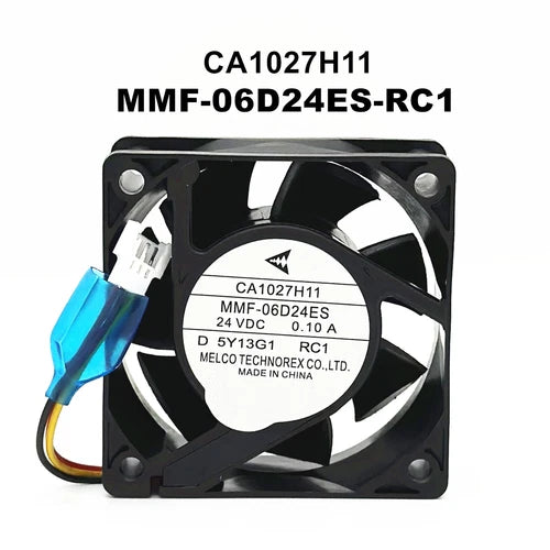 1PC CA1027H11 MMF-06D24ES-RC1 6025 24V 0.10A 3-pin   inverter fan