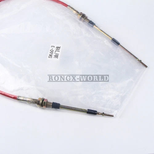 1PCS  Throttle Cable for SK60-5 SK60-5-6 60-3 Excavator