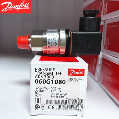 1pcs Danfoss AKS3000 060G1080 0-25bar Pressure Transmitter Sensor