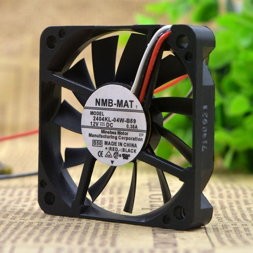 NMB 6010 6CM 2404KL-04W-B59 12V 0.35A 3 Wire Mitsubishi Speed Cooling Fan