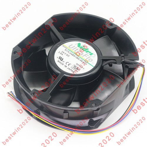 Nidec X17L24BS1M5-09 K01 24V DC 3.8A Cabinet Inverter Cooling Fan Fast Ship