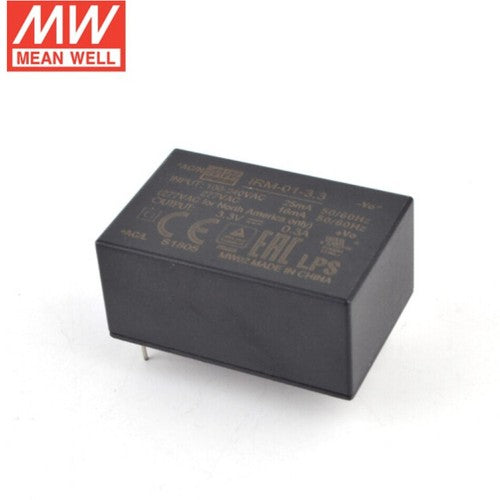 Mean Well IRM-01 switching power supply 3.3V5V9V12V24V pin type 1W AC-DC module