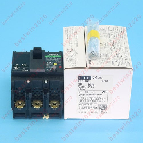 1PC  Fuji EG53AC 3P 50A circuit breaker Fast shipping