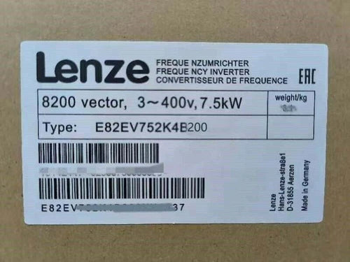 E82EV752_4B200 E82EV752K4B200  LENZE Inverter 8200 Vector 7.5kW