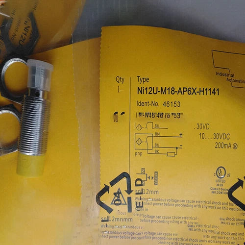 For Turck NI12U-M18-AP6X-H1141 Inductive Sensor M12 Proximity 200mA 12mm #P