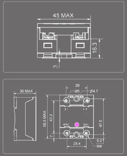 1PC AC24-600V SSR-50DA SOB965660 For single-phase solid state relay Dualchannel