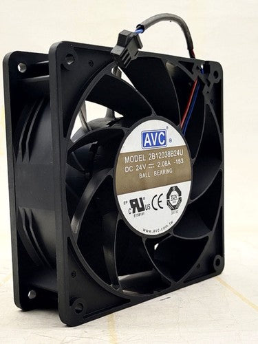 1 pcs AVC Fan 2B12038B24U DC 24V 2.08A 12038 12CM 3 wire inverter cooling fan