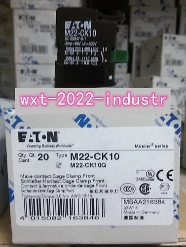 10PCS   M22-CK10 normally open  Muller button contact
