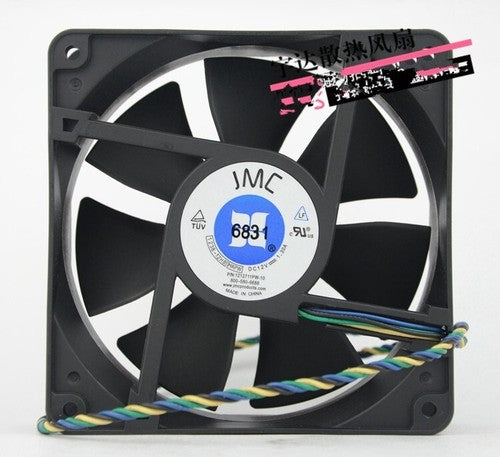 1 PCS JMC Fan 1238-12HB HAPW DC 12V 1.30A 12038 12CM 4 pin PWM cooling fan
