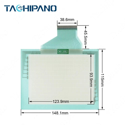 1SET  Touch Screen Panel for   NT31-ST121-V2 with Front Overlay NT31-ST121-EKV1