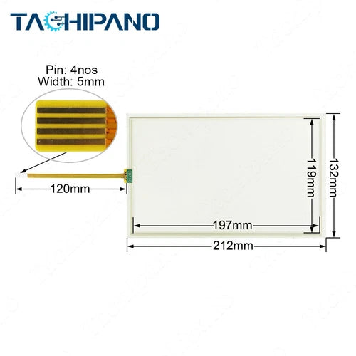 Touch Panel for 6AV2 124-0JC01-0AX0 TP900 with Front Overlay 6AV2124-0JC01-0AX0