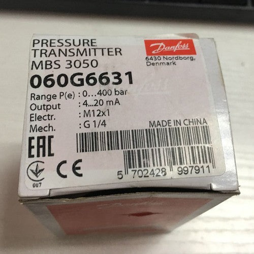 One  pressure transmitter For Danfoss MBS 3050 060G6631 Free Shipping