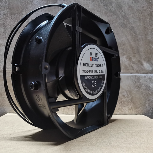 1 pcs CABER Fan JY17250HBL2 220/240V 0.25A aluminum frame fan 17251 17CM 2 Wire