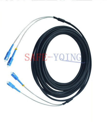 1PCS 20M 2 Strand Field Fiber Patch Cord SC to SC SM 9/125 Duplex