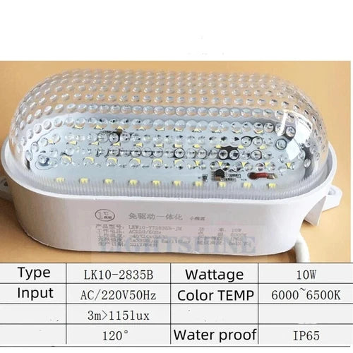 Moistureproof Explosion-Proof Lighting Lamp 10w LED Cold Storage Lamp Waterproof