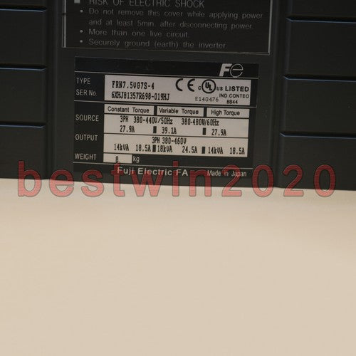 FUJI FRN7.5VG7S-4 7.5KW 3P 380V 50Hz/60Hz  Inverter