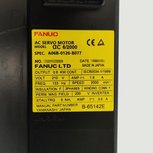 For FANUC A06B-0126-B077  AC SERVO MOTOR Free Shipping