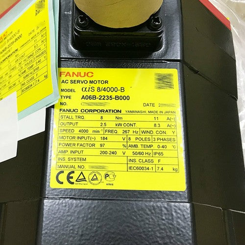 For Fanuc A06B-2235-B000  Servo Motor Free Shipping
