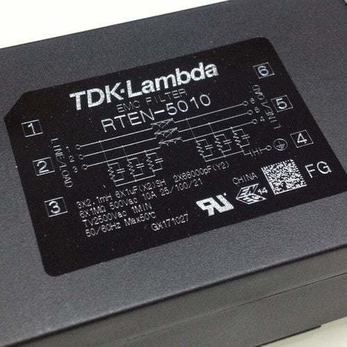 1pc RTEN-5010 TDK Lambda Ultra-thin Three-phase Power Filter EMC Filter 10A