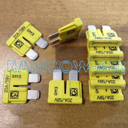 10PC FOR  142.6185.5202 fuse tube insert  20A 58V medium fuse