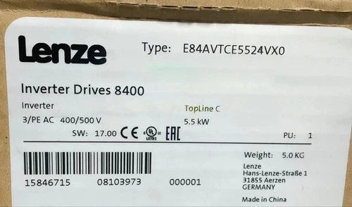 1 PC E84AVTCE5524VX0  LENZE E84AVTCE5524VX0 Inverter