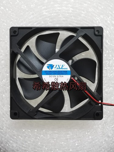 1 PCS JXF Fan JXF12025S12H DC12V 0.70A 12025 12CM 2 wire cooling fan
