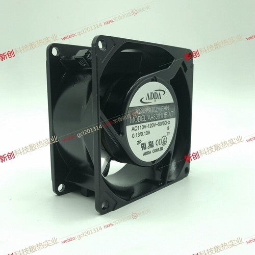 1 PCS ADDA Fan AA8381HB-AT AC 110-120V 0.13/0.10A 8CM 80*80*38mm insert type