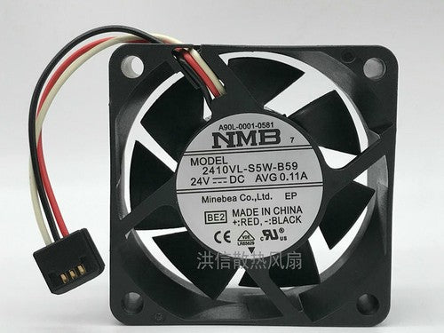 1 PCS NMB Fan 2410VL-S5W-B59 DC 24V 6025 6CM A90L-0001-0581 For FANUC