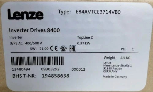 1 PC E84AVTCE3714VB0  LENZE E84AVTCE3714VB0 Inverter