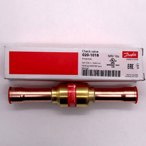 One  straight-through check valve For Danfoss NRV 16s 020-1018 Free Shipping