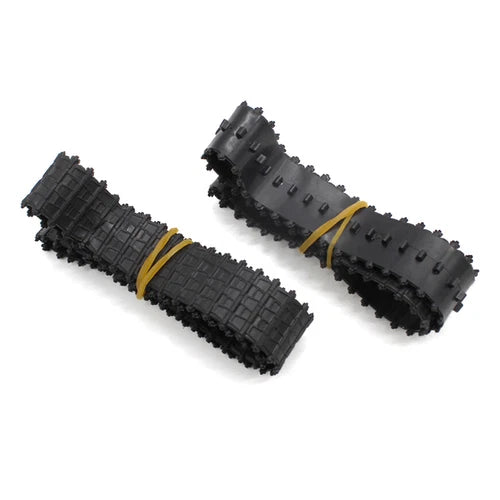 Rubber Track DIY RC Model Tank Robot Tire Track Closed Circular Black 38.5x2cm