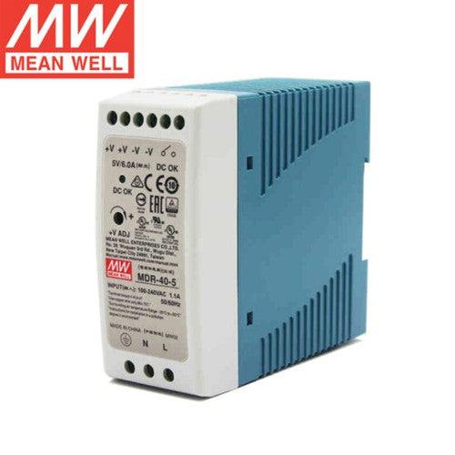 Mean Well Switching Power Supply Module MDR-40 DIN Rail Type 5V12V24V48V DC 40W