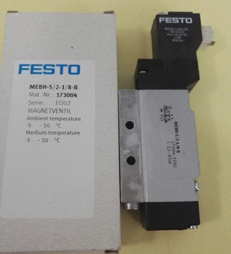 1 pcs FESTO Solenoid valve MEBH-5/2-1/8-B 173004