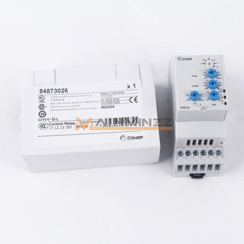 1PCS HWUA 84873026 Crouzet 3-Phase Multifunction Control Relay