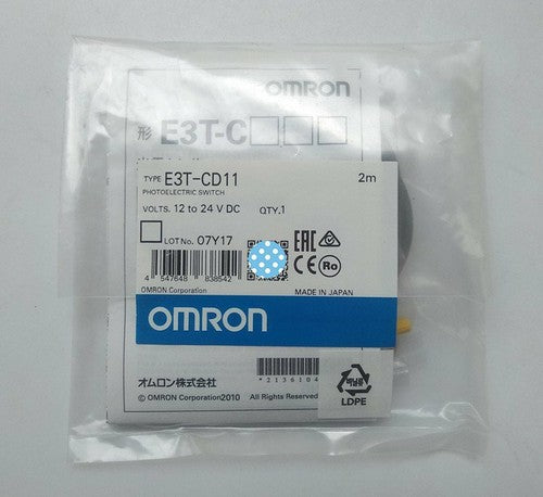 1PS OMRON Photoelectric Sensor Switch E3T-CD11 E3TCD11 2M FREE SHIPPING